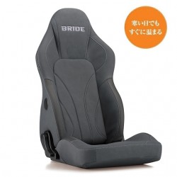 BRIDE/ブリッドシート STREAMS cruz NUGRAIN（ストリームス クルーズ　ヌグレ）  シートヒーター搭載モデル　チャコールグレー　商品番号：I35NR1