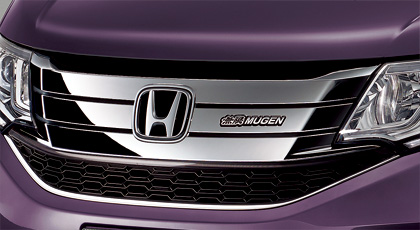 無限/MUGEN フロントスポーツグリル クロームメッキ仕上げ ステップワゴン スパーダ/RP3、RP4 M/C前 商品番号：75100-XNB-K0S0-NC【代引き決済不可】